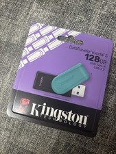 Kingston Technology DataTraveler 128GB Portable USB 3.2 Gen 1 Exodia S (Black...