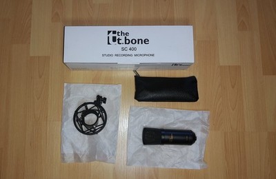 Audio-Set: the t.bone SC400 Mikrofon, Millenium MA-2050 Arm, Popkiller & Kabel