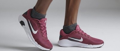 Nike Flex Train Damen Sneaker Mesh rosa/weiß/schwarz EU 40,5 HV9981-600