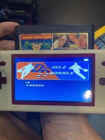 Famicom Gioco NES MD306 3in1 Battletoads, Doppio Dribbling, Tasca Laterale