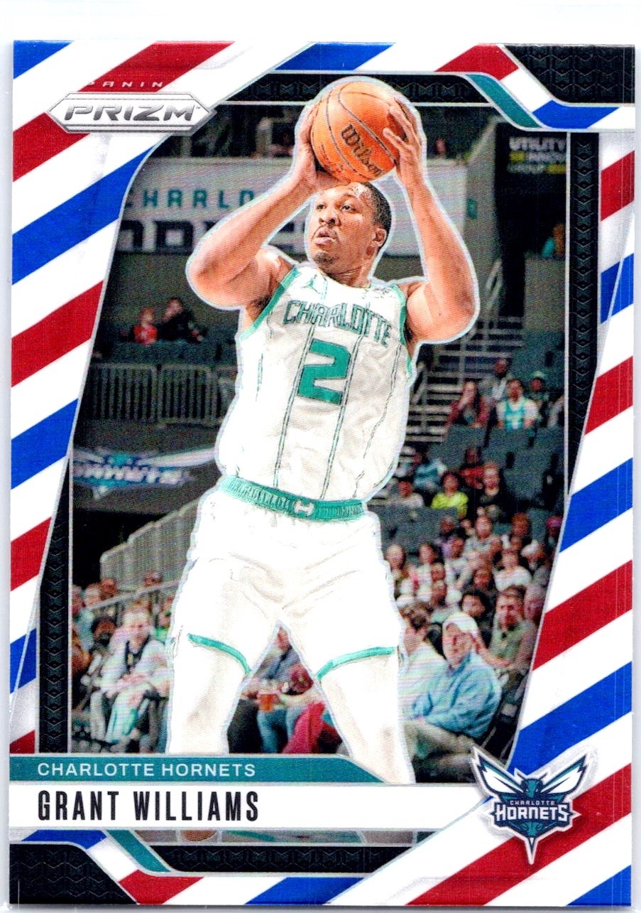 2024-25 Panini Prizm #31 Grant Williams Prizm Red White and Blue