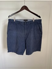 Banana Republic Emerson Men s Blue Chino Shorts Flat Front Pockets