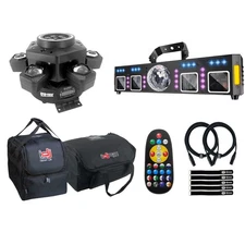 SPIN-TRIX Motion Beam BEAM-JAM Light DJ Stage Effect Fixtures Pack