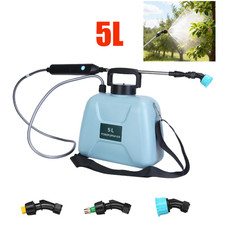 5L Rechargeable Electric Plant Sprayer Garden Lawn Sprayer with 3 Mist Nozzles