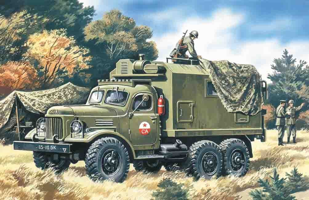 ICM 72551 - 1:72 ZIL-157 Command Vehicle - New