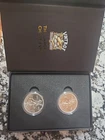 1983 & 1986 Engelhard American Prospector 1oz Silver Rounds. 2 Ounces Total