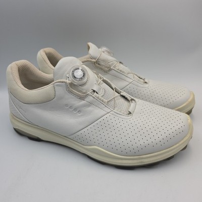 Boa Ecco Eu Ecco Biom Hydromax BOA Lace Golf Shoes White Mens Size