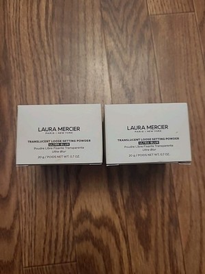 2x Laura Mercier Ultra Blur Loose Setting Powder Translucent Honey .7 Oz FULL SZ