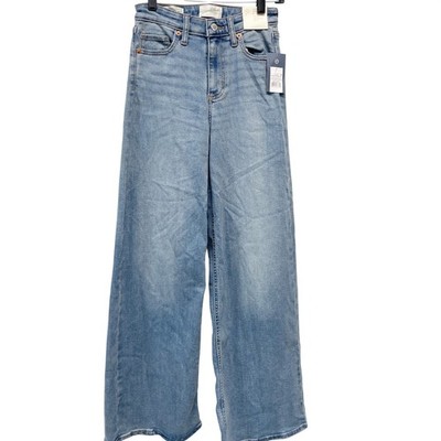 Universal Thread Women's Light Wash High Rise Everyday Wide Leg Jeans Size 2