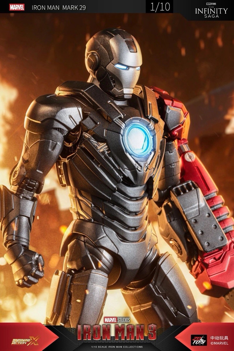 zd toys IRON MAN MARK 29 FIDDLER 1/10 action figure iron man 3