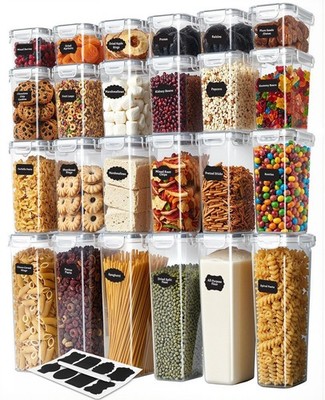 KICHLY Airtight Food Storage Containers Set with Lids   24 Pack BPA-Free...