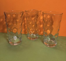 Lot Of 3 Circleware Clear Drinking Glasses Pa...