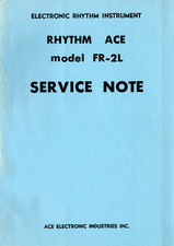 ACE Rhythm FR-2L Service Manual Repair Schalt...