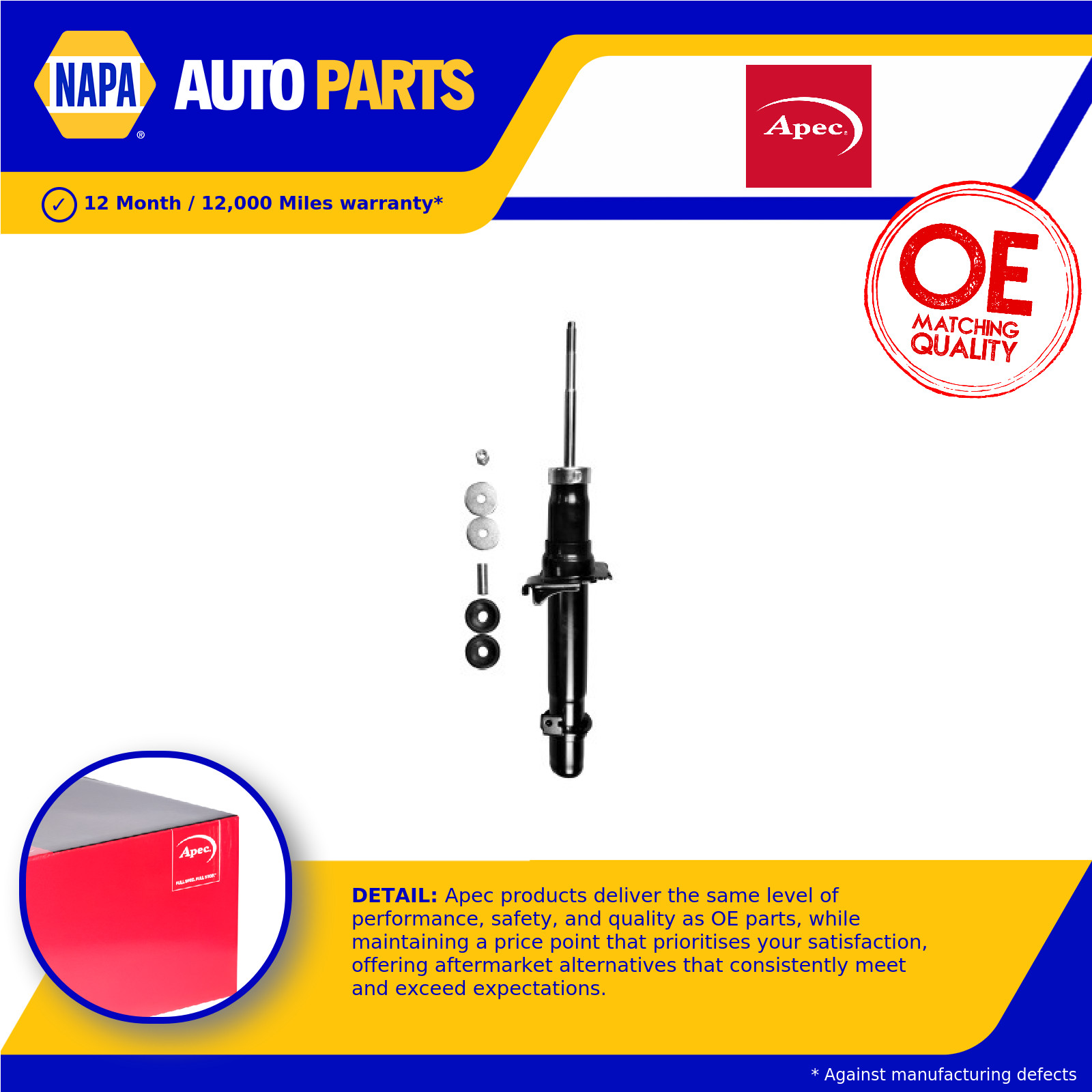 Shock Absorber (Single Handed) fits HONDA ACCORD CU2, CW2 2.4 Front Right K24Z3