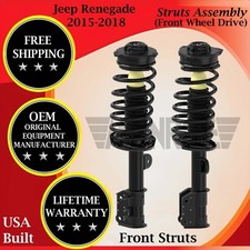 Monroe OEM Front Struts For 2015-2018 Jeep Renegade 2WD Lifetime Warranty