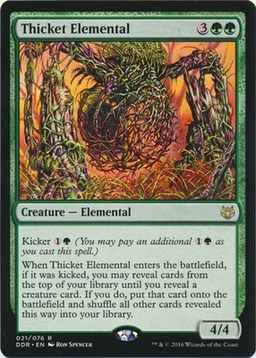 Thicket Elemental Duel Decks: Nissa vs. Ob Nixilis Lightly Played, English