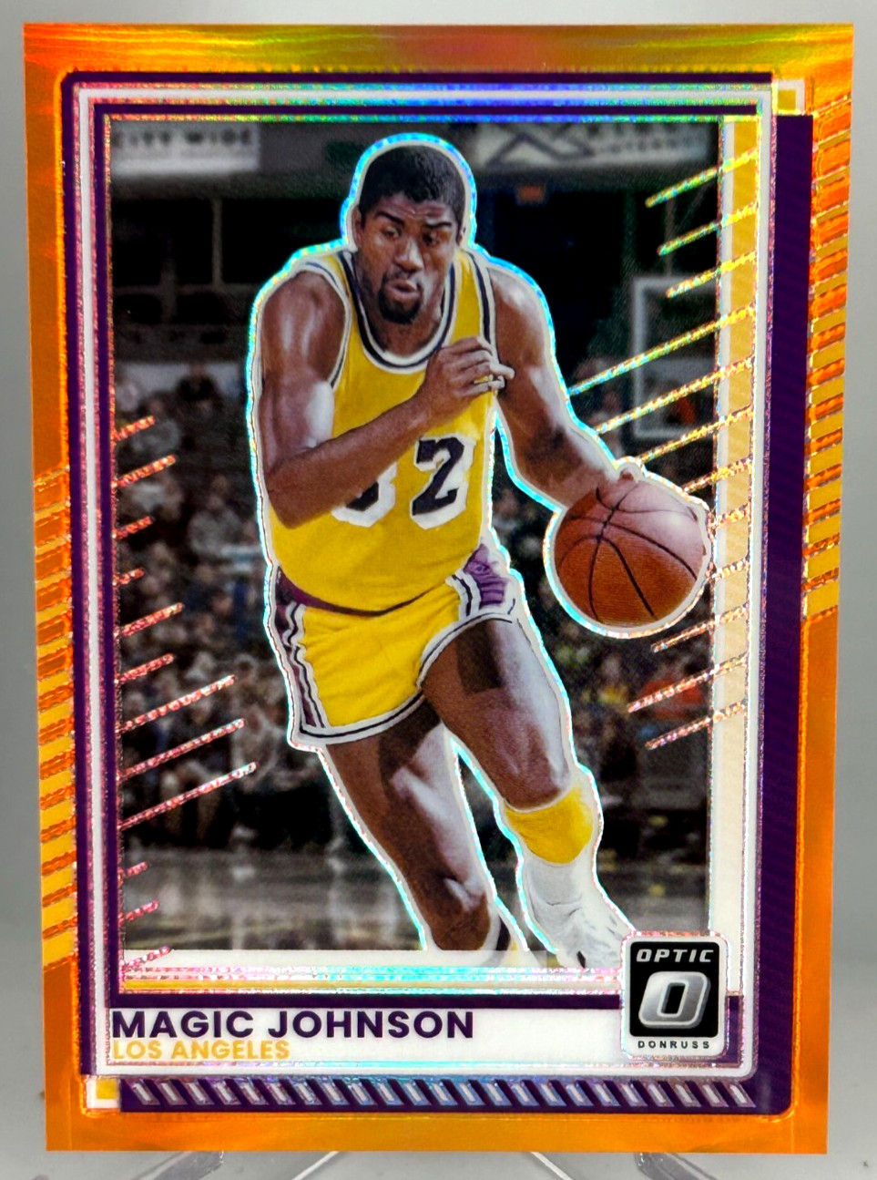 2025-26 Panini Optic Magic Johnson Orange #'d /175 #141