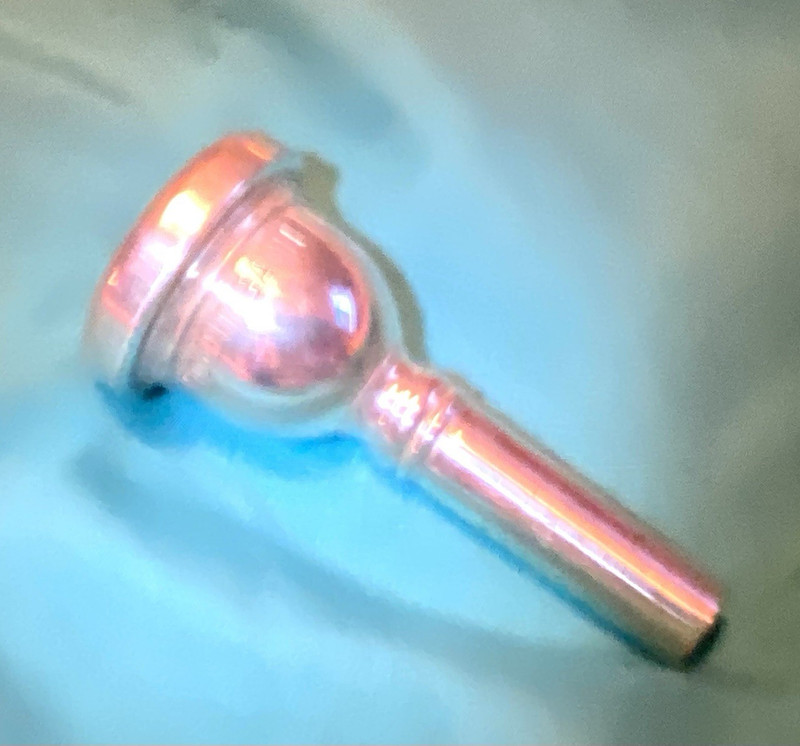 VINCENT BACH 11C TROMBONE Mouthpiece Small Shank Silver Plated