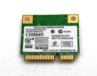 Dell DW1701 (Broadcom BCM94313HMBG) Atheros Draft N Wireless WLAN Wi-Fi 2CG78