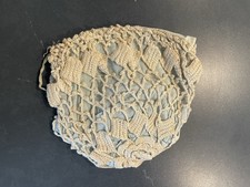 antique Baby Cap, Pale Blue, Early 1900  s