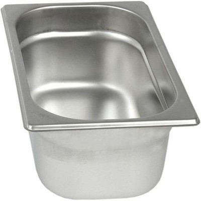 Stalgast Edelstahl-Gastronormbehälter GN 1/4   100 mm Höhe, 2,8 Liter, spülmasch