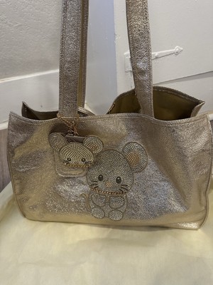 Designer Italian gold metallic Summer Bag & All collection Accessories