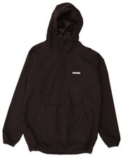 Dickies Mens Hooded Anorak Jacket UK 38 Medium Black Polyamide AE29