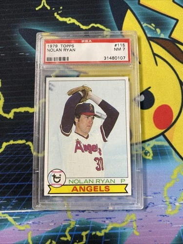 Nolan Ryan 1979 Topps #115 PSA 7 California Angels, LA Angels MLB