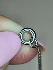 SIMULATED WHITE DIAMOND STERLING SILVER NECKLACE - 18 IN.- TGW 1.05 CTS — photo 5