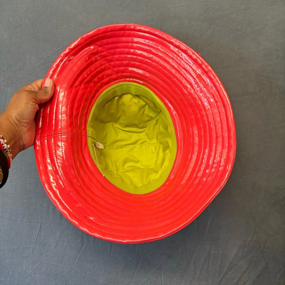 Eric Javits New York Rain Hat Vtg Prep Academia Waterproof Wide Brim Unique Rare - Image 4 of 4