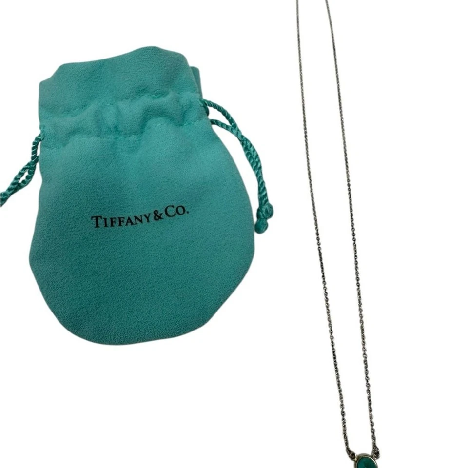 Tiffany & Co Elsa Peretti Color by the Yard Turquoise pendent necklace - Image 4 of 4