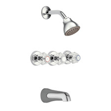Moen 2995EP Chateau Chrome Eco-Performance Tub Shower Faucet
