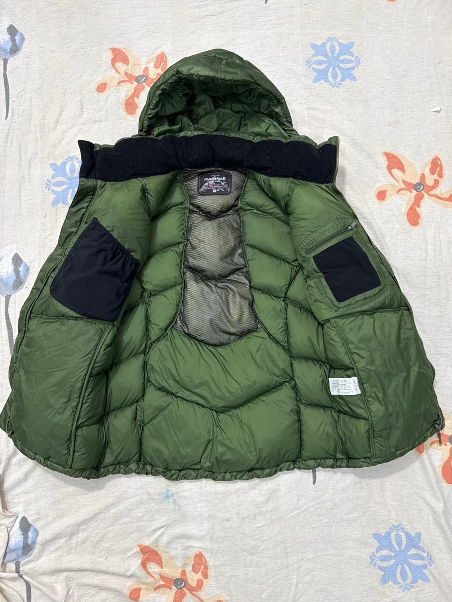 Montbell EX-800 Windstopper Puffer Jacket Men's Large(100) Green