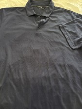 Hart Schaffner Marx Geometric Polo Golf Shirt in Grey