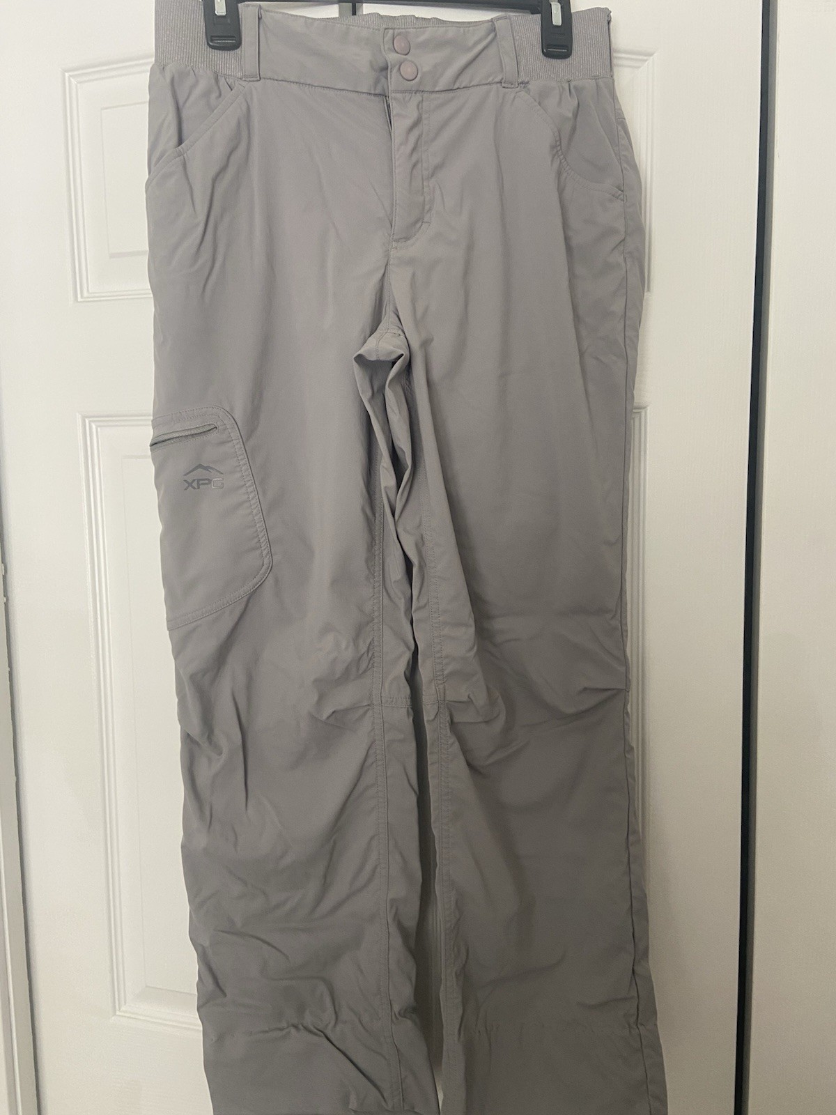 Cabela's XPG Women’s Gray Cargo Pants UPF 30 Wick Zip & Cargo Pocket