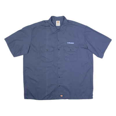 DICKIES Herren Worker Hemd Blau 2XL