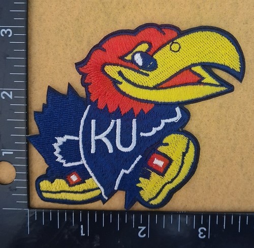UNIVERSITY of KANSAS JAYHAWKS STATE of  COLLEGE PATCH