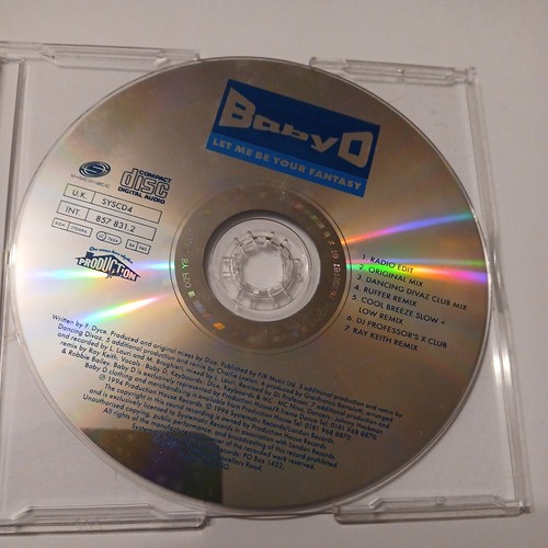 💿 Baby D – Let Me Be Your Fantasy 7-track CD single 7 track REMIXES UK STOCK - Picture 4 of 4