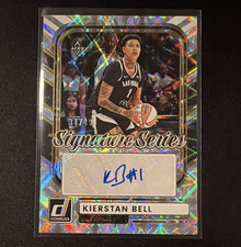 2026 WNBA Donruss Signature Series Kierstan Bell SS-KB Auto /49 Diamond Sky