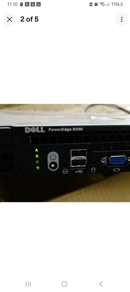 POWEREDGE R200, Dell, Dell Poweredge R200 Xeon E3110 3ghz Dual Core, USED! - Image 2 of 4