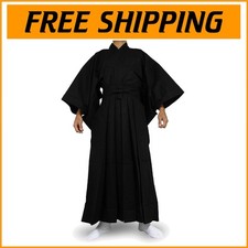 Traditional Loose Fit Japanese Hakama Skirt - Perfect for Halloween Costumes