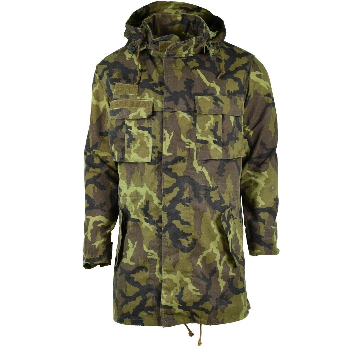 Parka Longue Vintage Armée Française Taille 40/42 - Occasion Très Bon état - Kaki - Coton Doublé