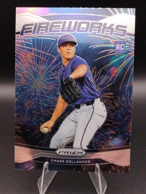 2025 Panini Prizm - Fireworks Chase Dollander, Chase Dollander #16 (RC)