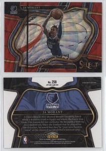 2022-23 Panini Select Courtside Red Wave Prizm Ja Morant #258