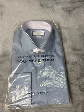 Charles Tyrwhitt Shirt Mens 16/36 Slim Fit Non Iron Jermyn Street London