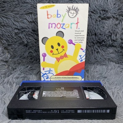 Baby Einstein Baby Mozart Visual Musical Baby 1-36 Months VHS Tape 1998 Toddler 