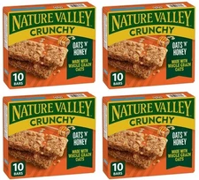 Nature Valley Crunchy Granola Bars, Oats 'n Honey, 5ct, 230g (4 Pack)