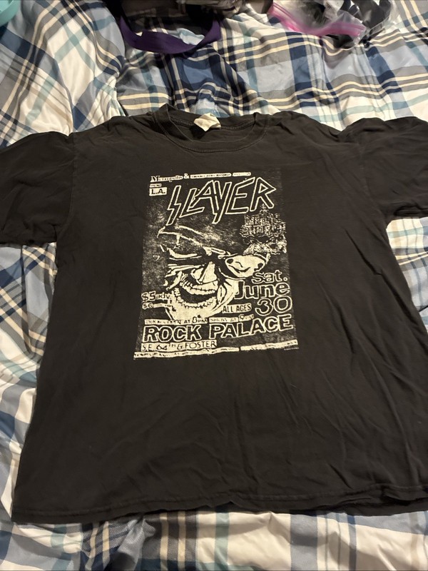 Slayer Tshirt Vintage Size L