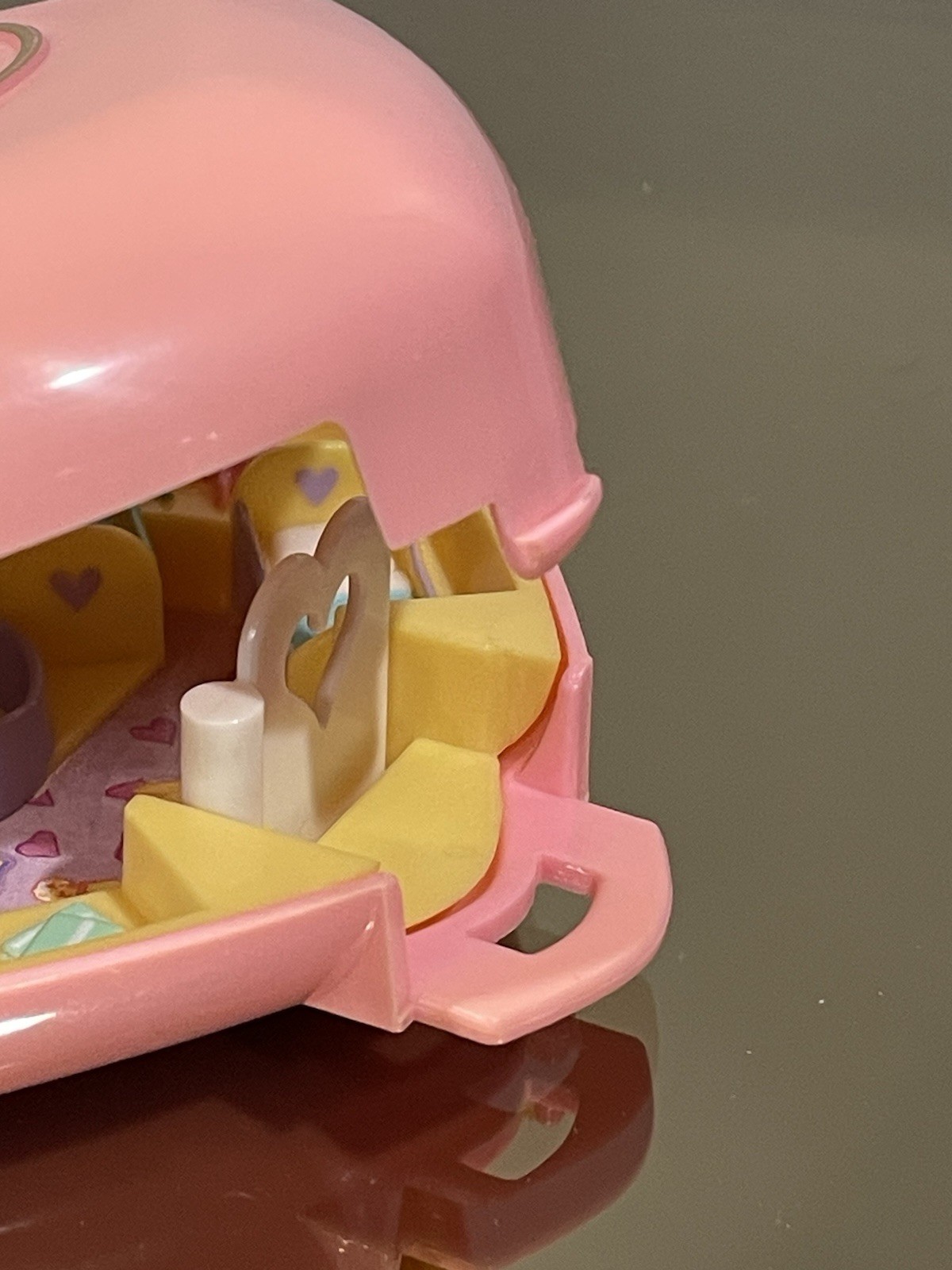 Vintage Polly Pocket Polly In The Nursery 1992 Bluebird Pink Hexagon COMPLETE