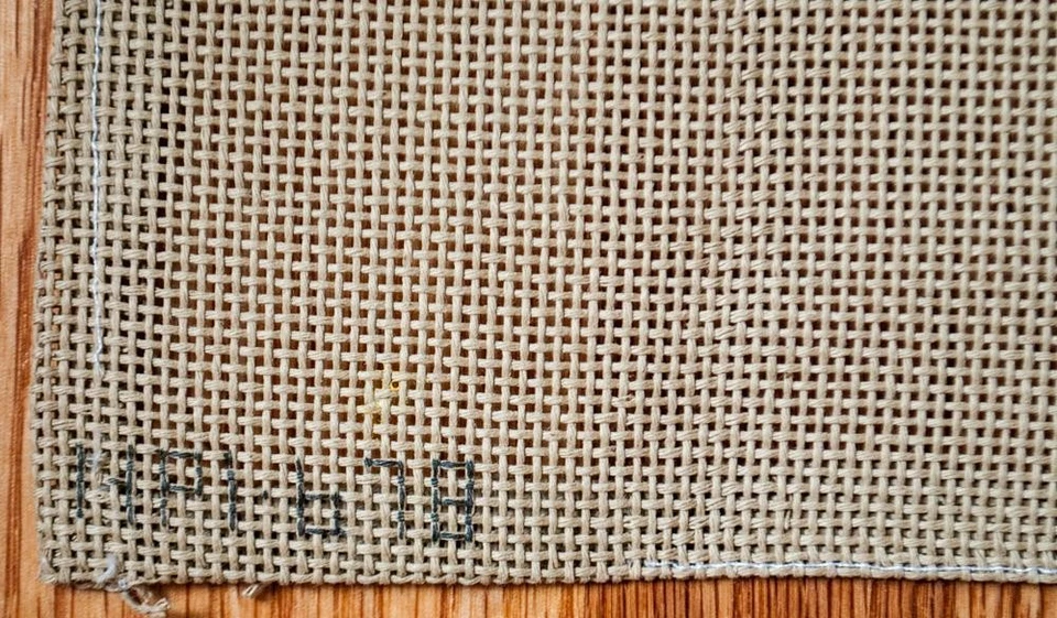 Lady and the Unicorn Needlepoint Handpainted Canvas Sense of Hearing 28"x35" New - Image 3 of 3